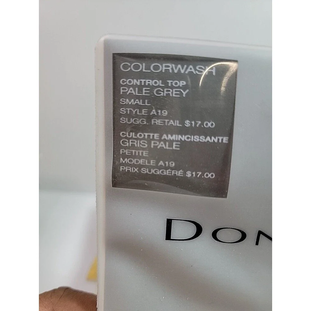 Donna Karan New York The Nudes Colorwash Pantyhose  Small Pale Grey A19